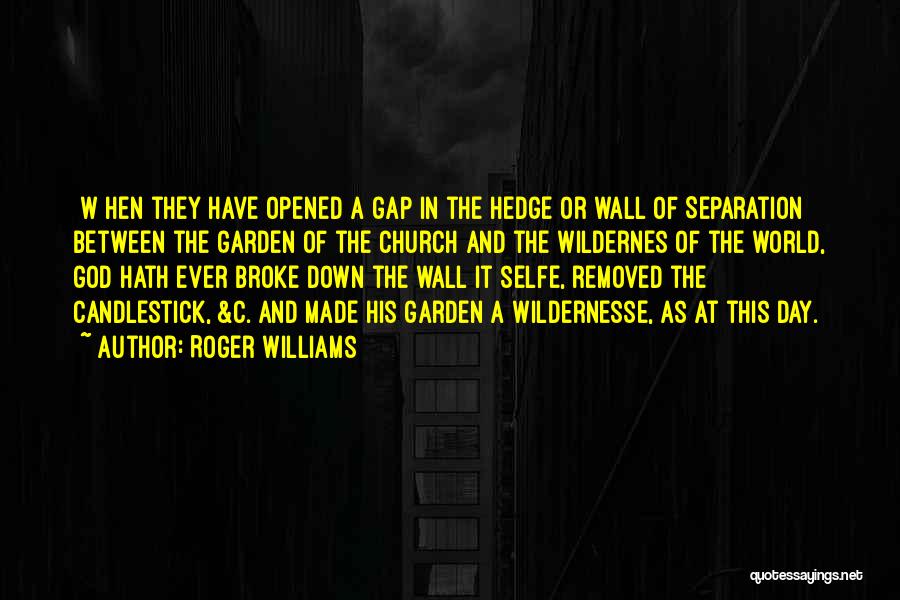 W C Williams Quotes By Roger Williams