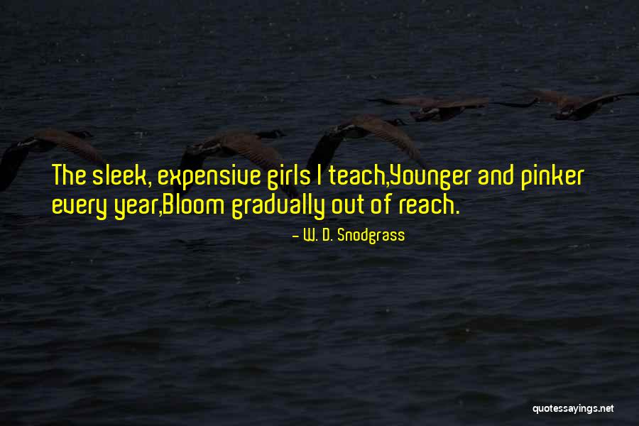 W. D. Snodgrass Quotes 362060 W. D. Snodgrass Quotes 362060