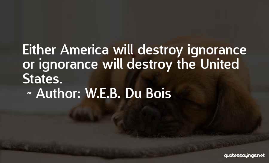 W E Quotes By W.E.B. Du Bois