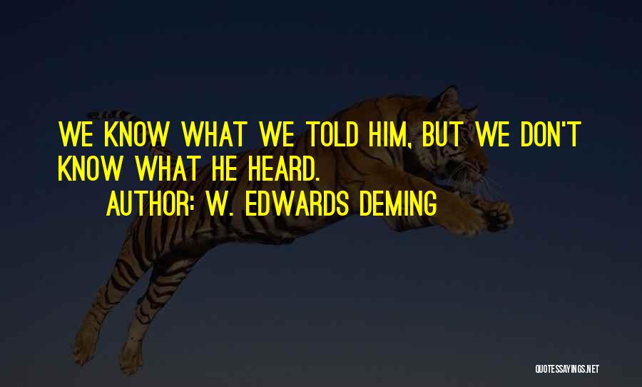 W. Edwards Deming Quotes 371220