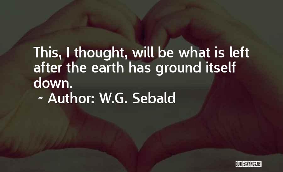 W.G. Sebald Quotes 1438569