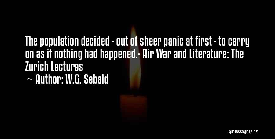 W.G. Sebald Quotes 210709