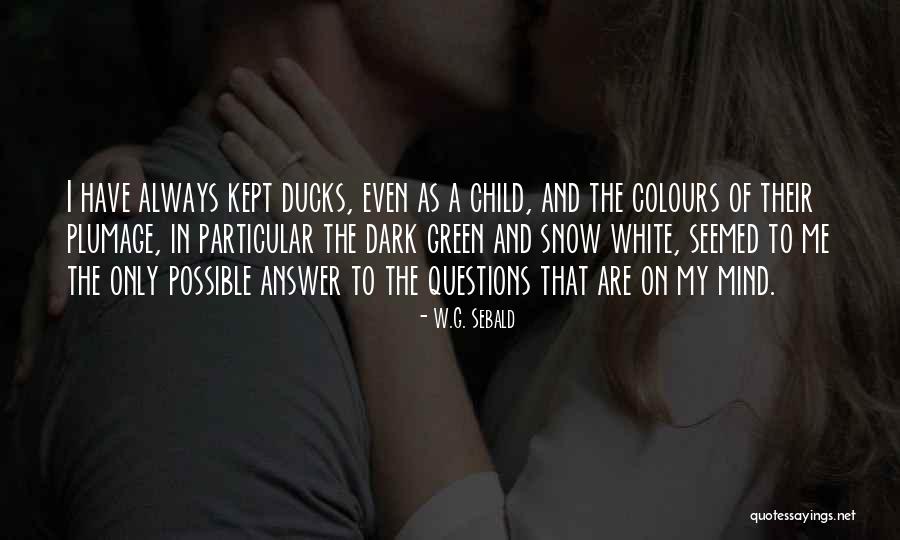 W.G. Sebald Quotes 2223845 W.G. Sebald Quotes 2223845