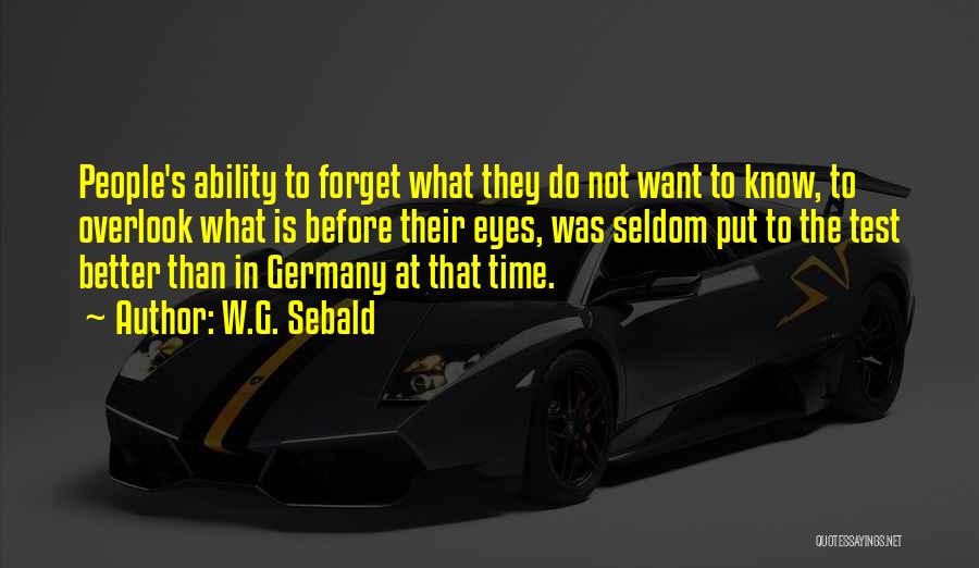 W.G. Sebald Quotes 93362