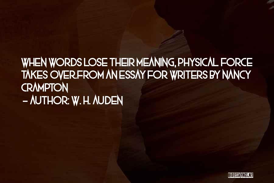 W. H. Auden Quotes 1418613