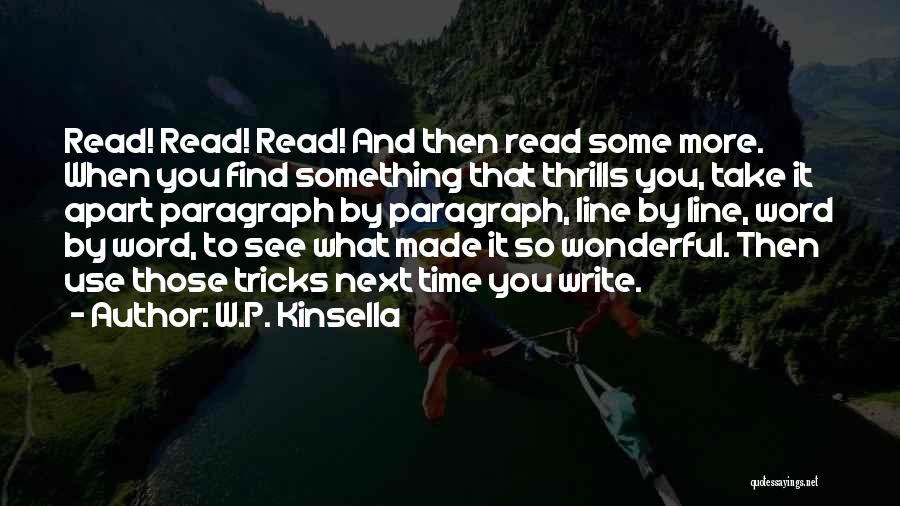 W.P. Kinsella Quotes 2155937