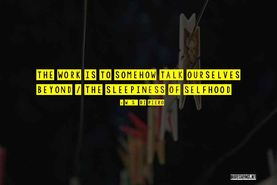 W.S. Di Piero Quotes 2110431 W.S. Di Piero Quotes 2110431
