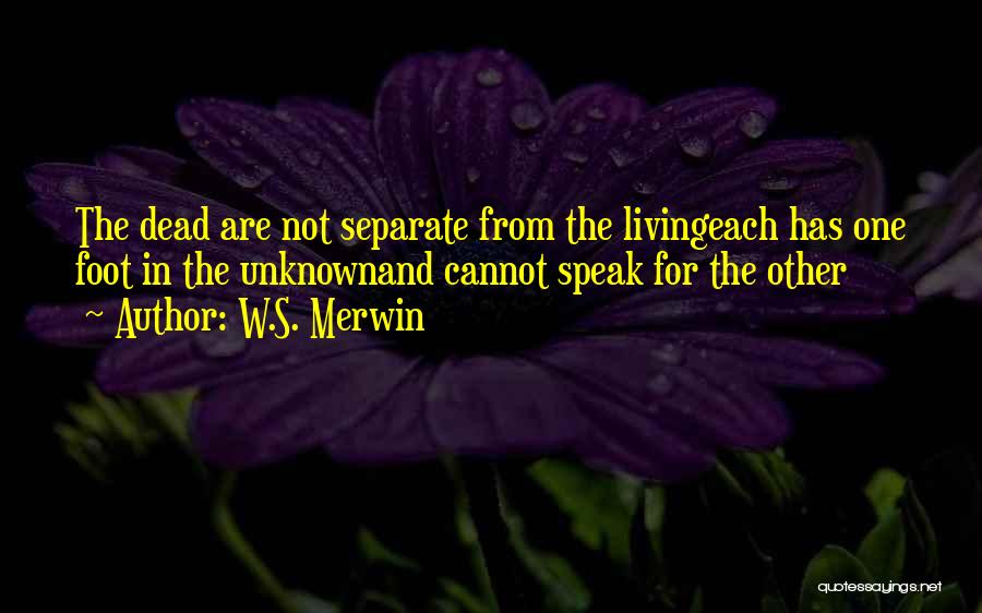 W.S. Merwin Quotes 283869