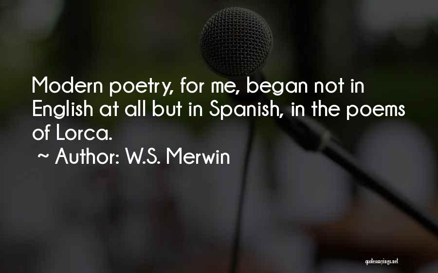 W.S. Merwin Quotes 773028