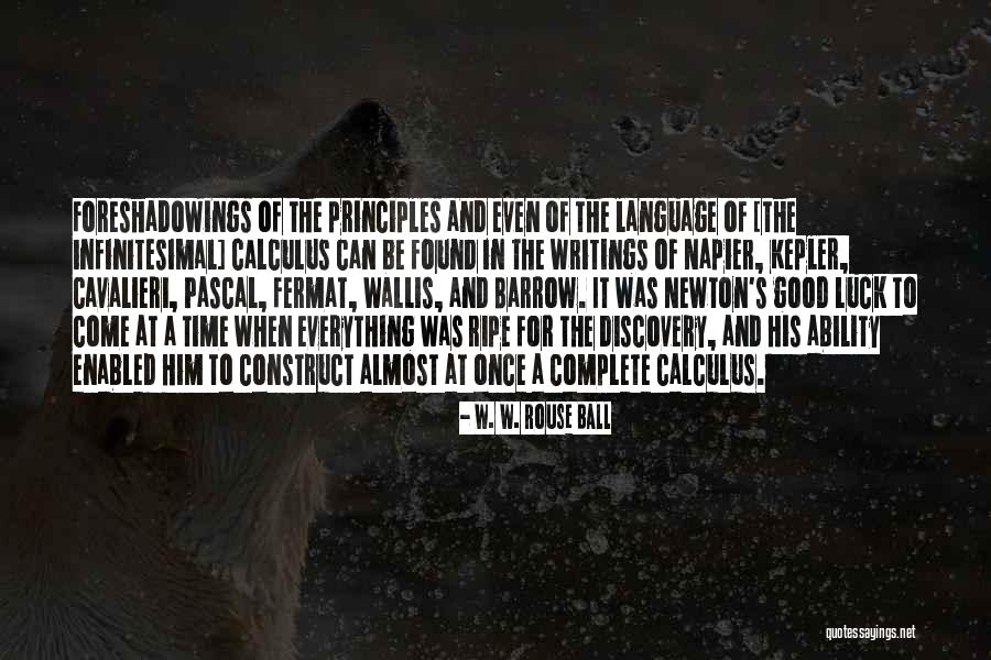 W. W. Rouse Ball Quotes 1420922 W. W. Rouse Ball Quotes 1420922