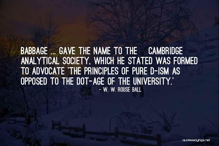 W. W. Rouse Ball Quotes 2064980 W. W. Rouse Ball Quotes 2064980