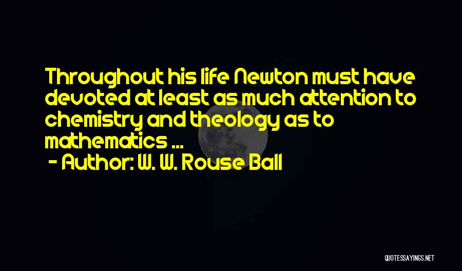 W. W. Rouse Ball Quotes 2070645