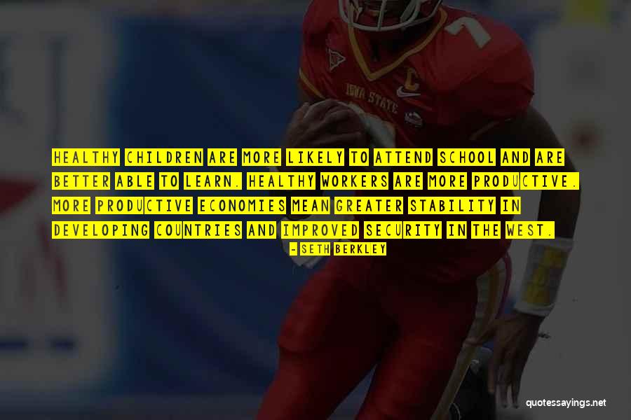 Wachtell Quotes By Seth Berkley Wachtell Quotes By Seth Berkley