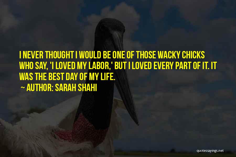 Wacky Life Quotes By Sarah Shahi