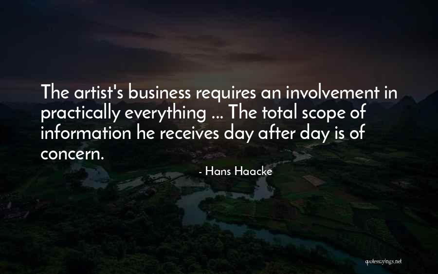 Wacky Wednesday Quotes By Hans Haacke Wacky Wednesday Quotes By Hans Haacke