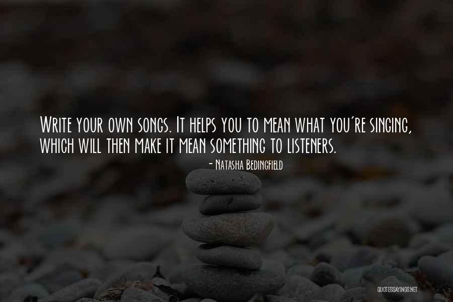 Wadkins Garage Quotes By Natasha Bedingfield Wadkins Garage Quotes By Natasha Bedingfield