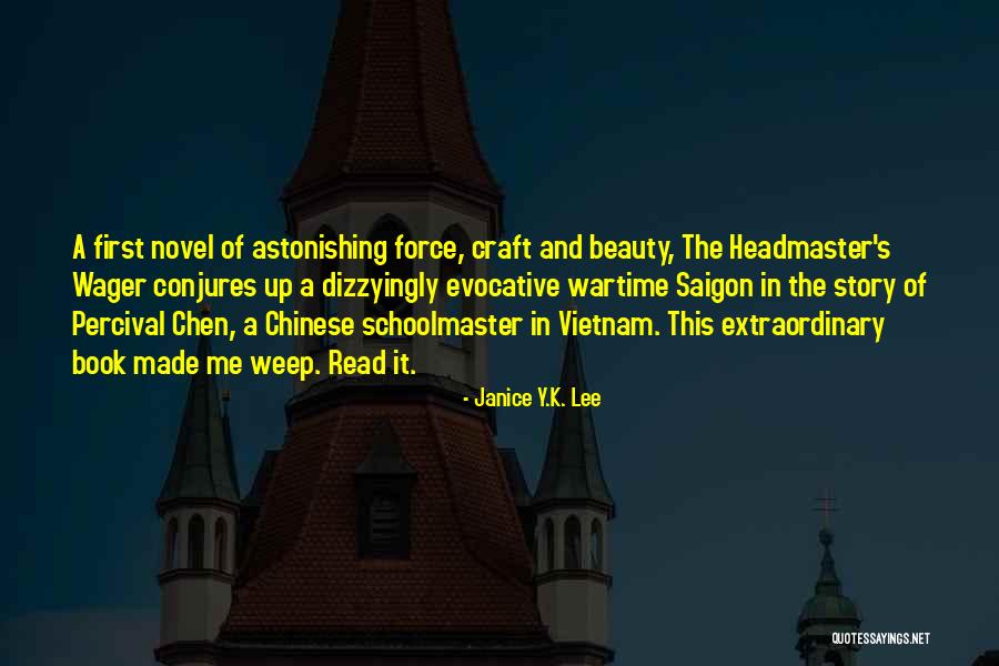 Wager Quotes By Janice Y.K. Lee Wager Quotes By Janice Y.K. Lee