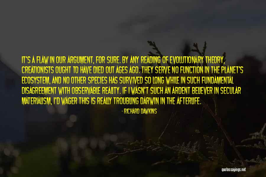 Wager Quotes By Richard Dawkins Wager Quotes By Richard Dawkins