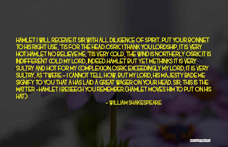 Wager Quotes By William Shakespeare Wager Quotes By William Shakespeare