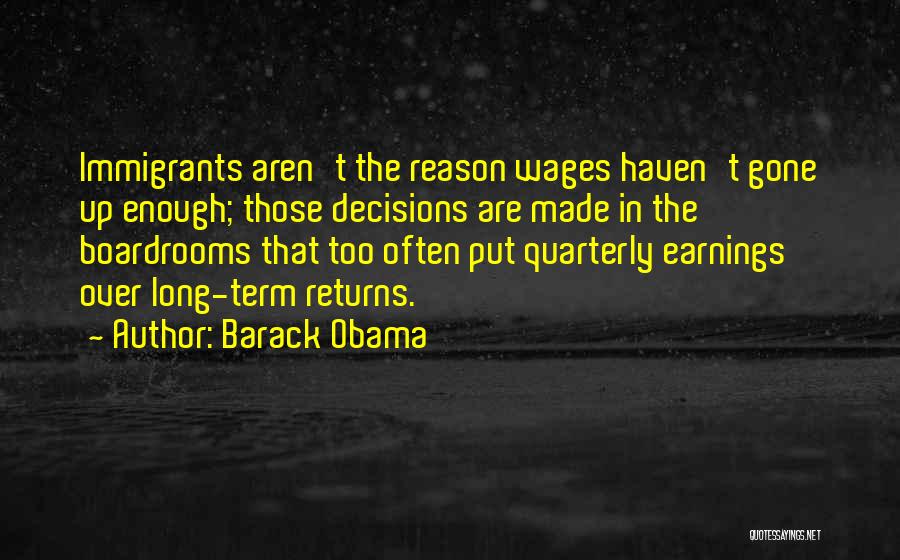 Wages Quotes By Barack Obama