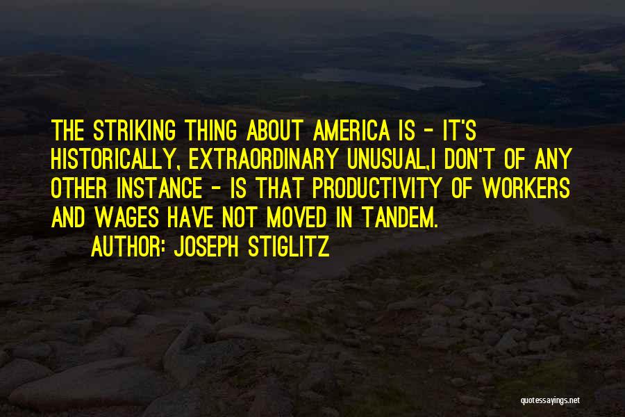 Wages Quotes By Joseph Stiglitz