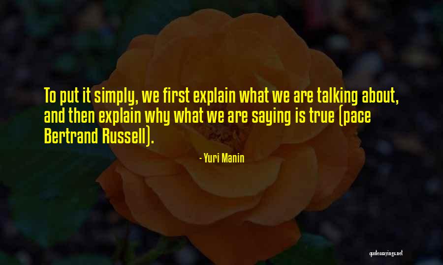 Wahrsager Kugel Quotes By Yuri Manin Wahrsager Kugel Quotes By Yuri Manin