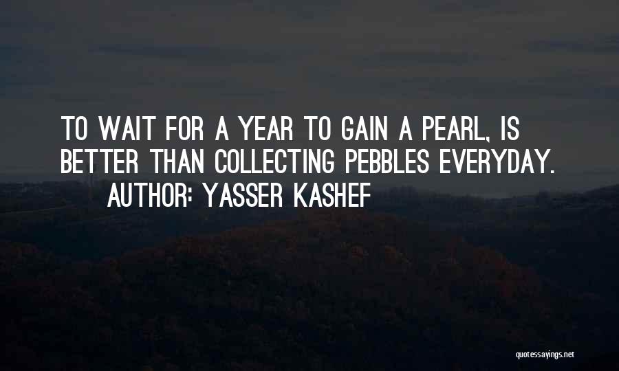 Wait For Something Better Quotes By Yasser Kashef