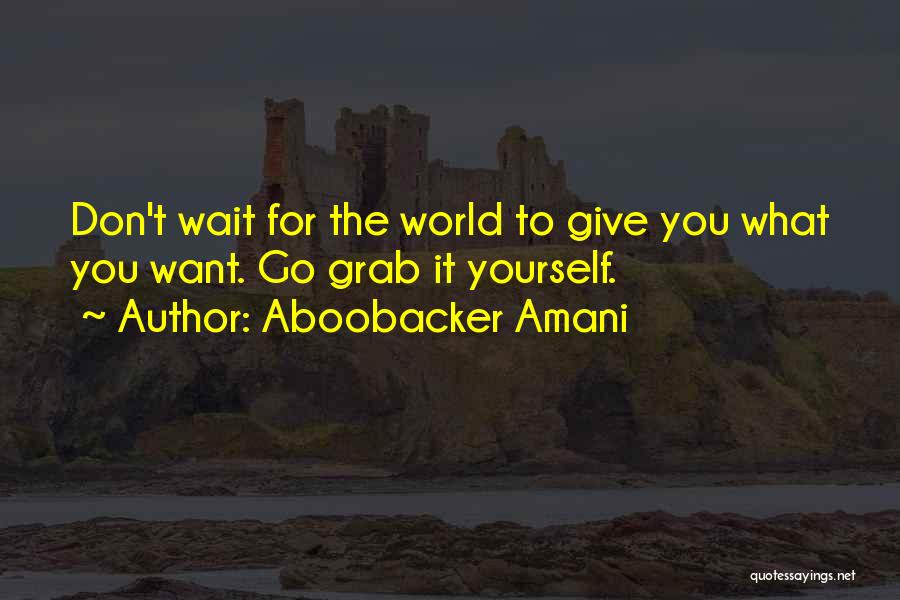 Wait For Success Quotes By Aboobacker Amani