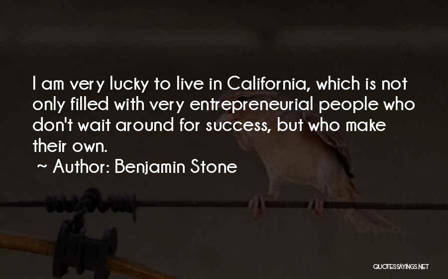 Wait For Success Quotes By Benjamin Stone