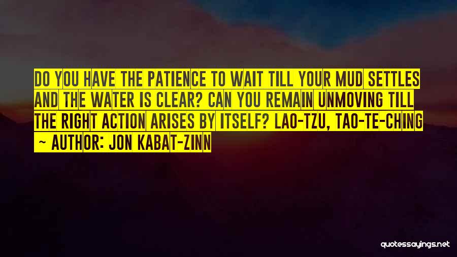 Wait Patience Quotes By Jon Kabat-Zinn