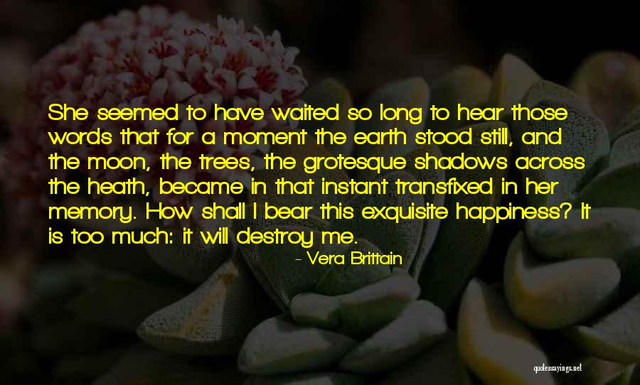 Waited Too Long Quotes By Vera Brittain Waited Too Long Quotes By Vera Brittain