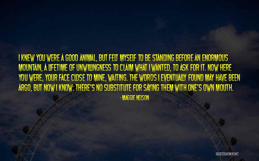 Waiting A Lifetime Quotes By Maggie Nelson Waiting A Lifetime Quotes By Maggie Nelson