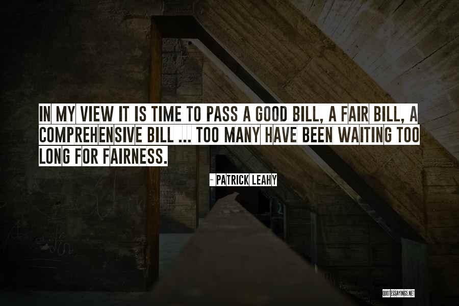 Waiting A Long Time Quotes By Patrick Leahy Waiting A Long Time Quotes By Patrick Leahy