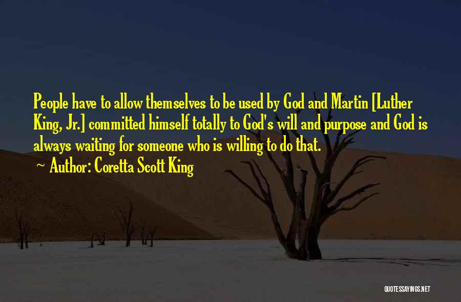 Waiting And God Quotes By Coretta Scott King