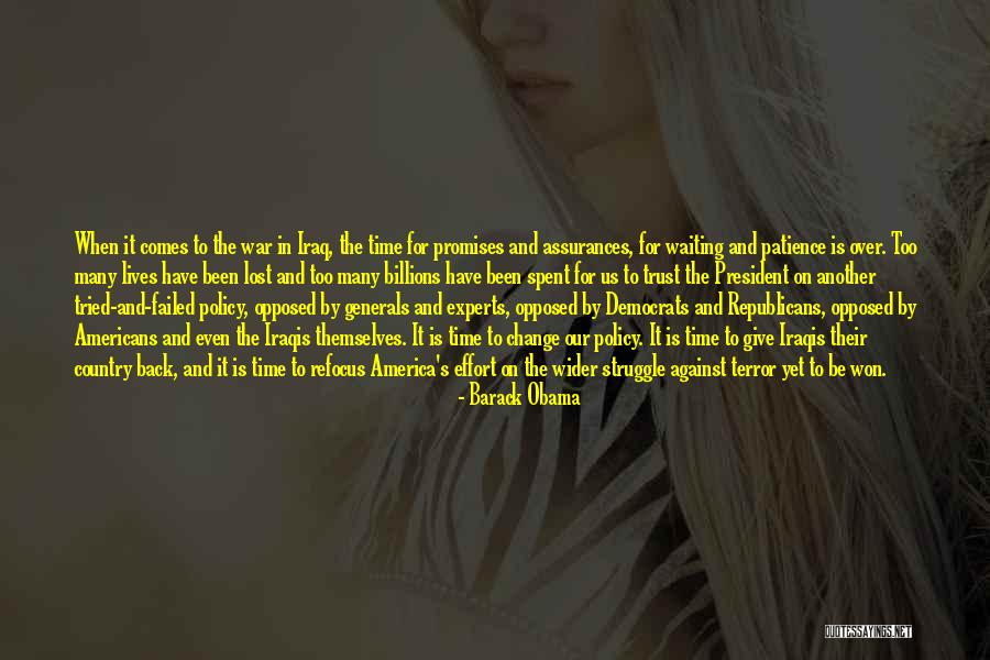 Waiting And Patience Quotes By Barack Obama Waiting And Patience Quotes By Barack Obama