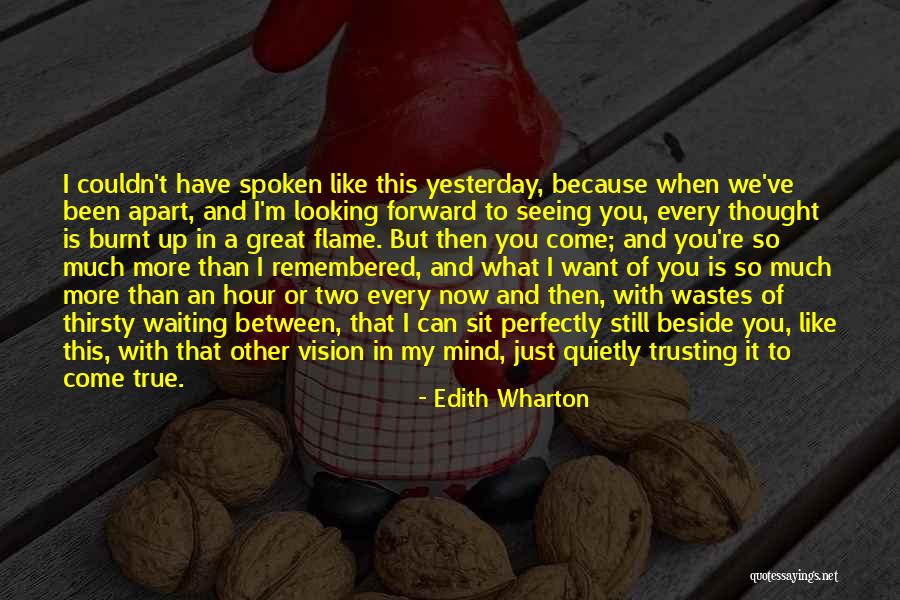 Waiting And Trusting Quotes By Edith Wharton