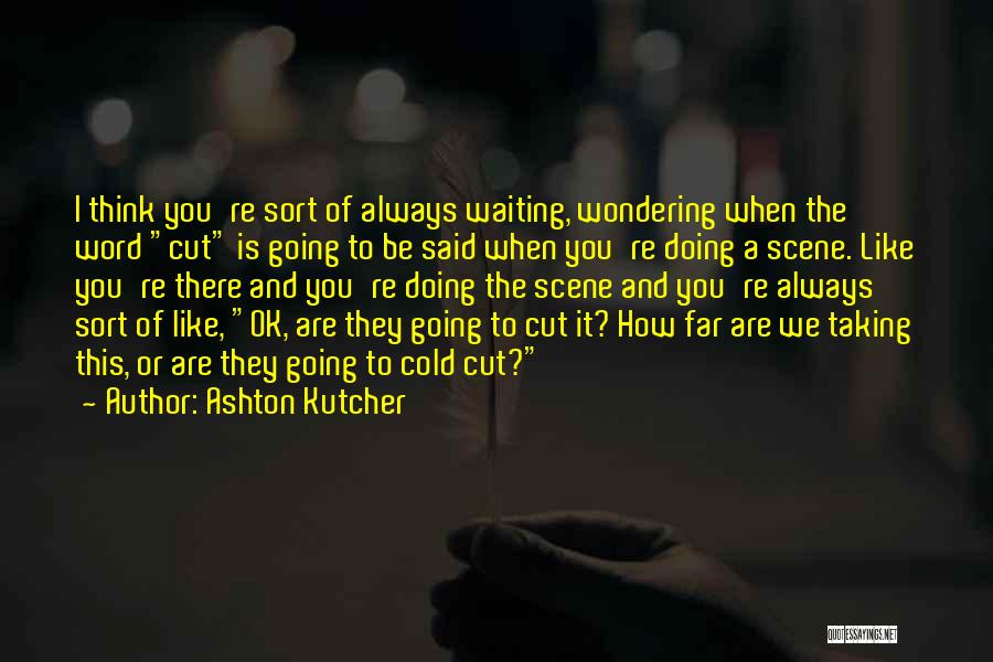 Waiting And Wondering Quotes By Ashton Kutcher