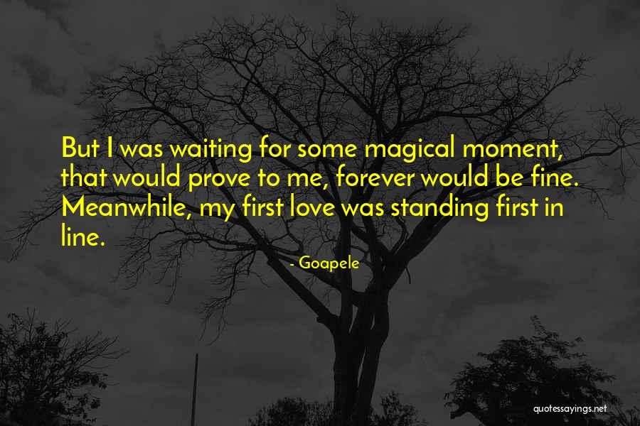 Waiting For Forever Love Quotes By Goapele