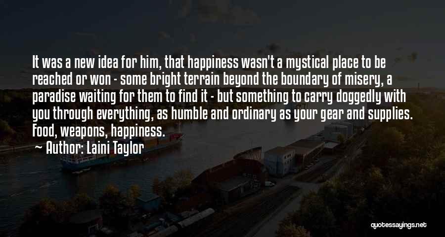 Waiting For Happiness Quotes By Laini Taylor