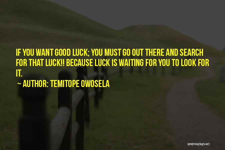 Waiting For Happiness Quotes By Temitope Owosela