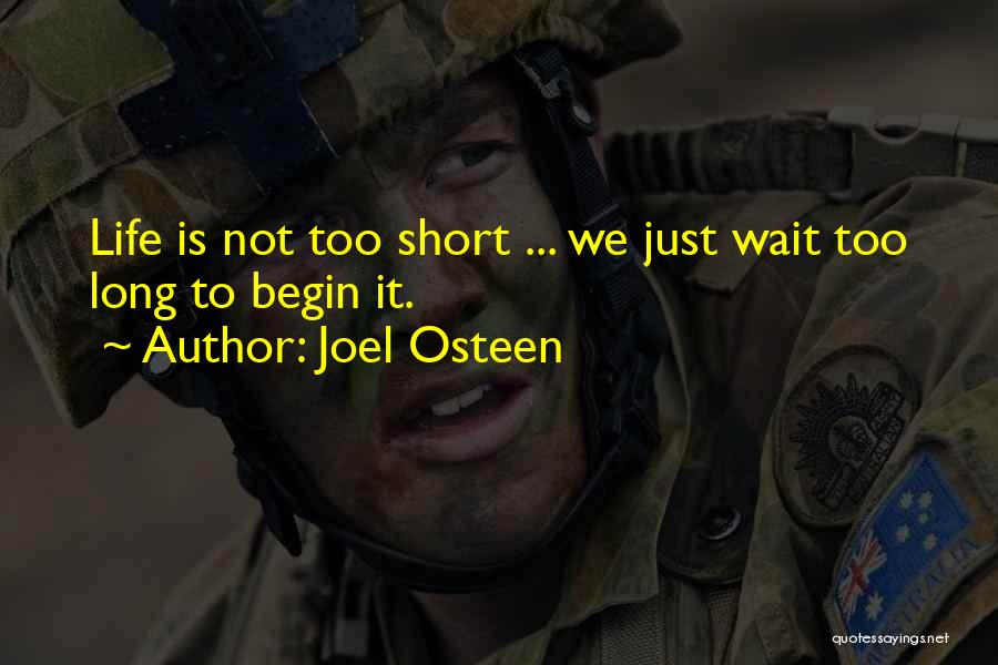 Waiting For Him Short Quotes By Joel Osteen