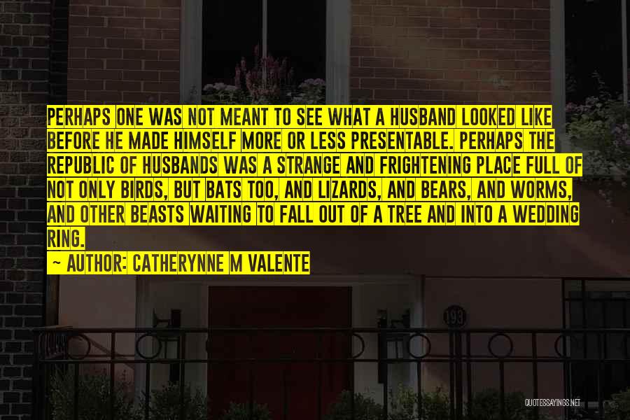 Waiting For My Husband Quotes By Catherynne M Valente