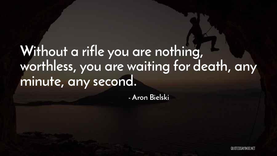 Waiting For Nothing Quotes By Aron Bielski