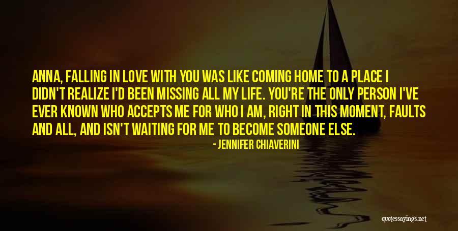 Waiting For Someone To Love You Quotes By Jennifer Chiaverini Waiting For Someone To Love You Quotes By Jennifer Chiaverini