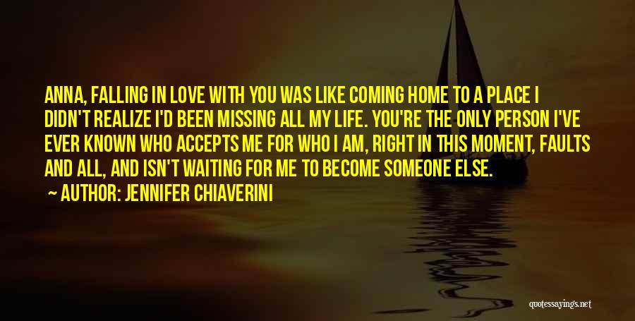 Waiting For Someone Who You Love Quotes By Jennifer Chiaverini Waiting For Someone Who You Love Quotes By Jennifer Chiaverini