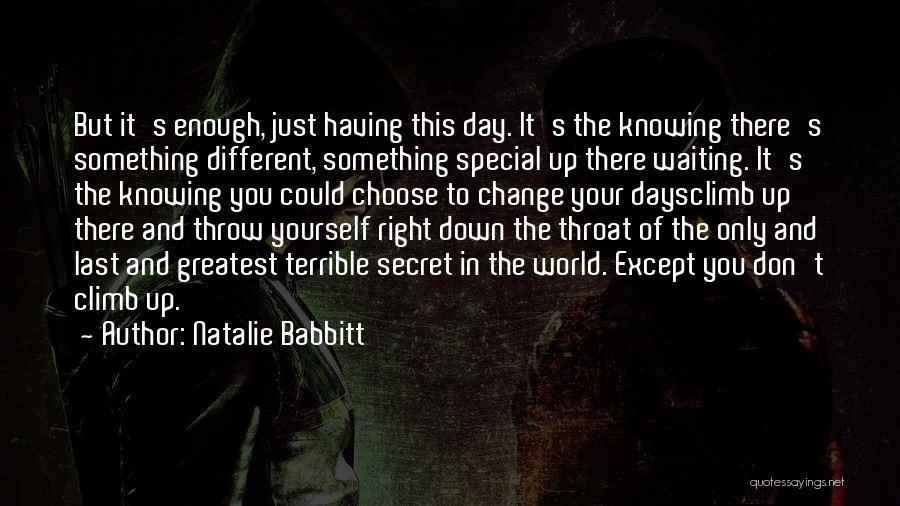 Waiting For That Special Someone Quotes By Natalie Babbitt