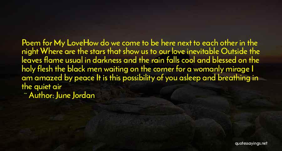 Waiting For The Inevitable Quotes By June Jordan