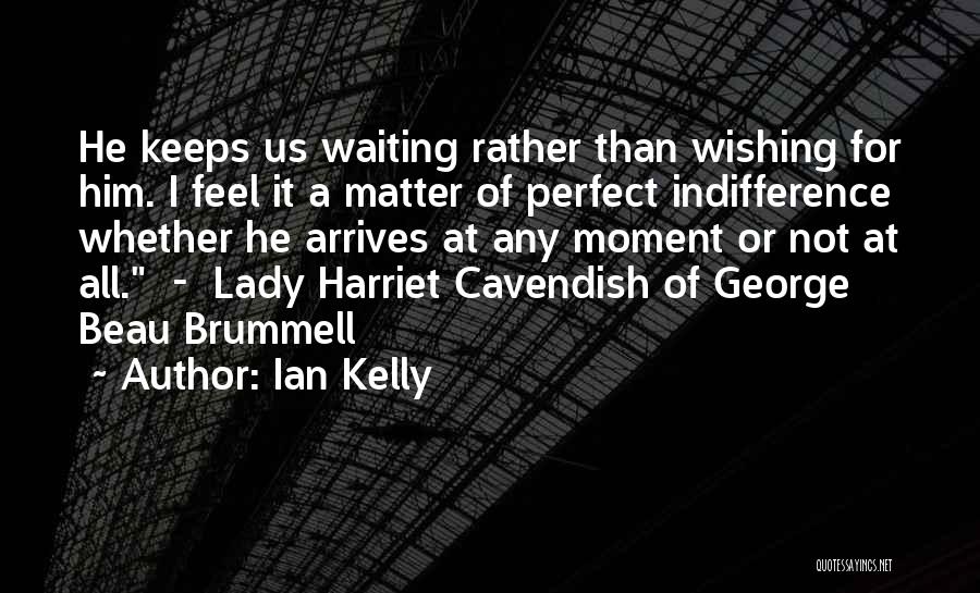 Waiting For The Perfect Moment Quotes By Ian Kelly