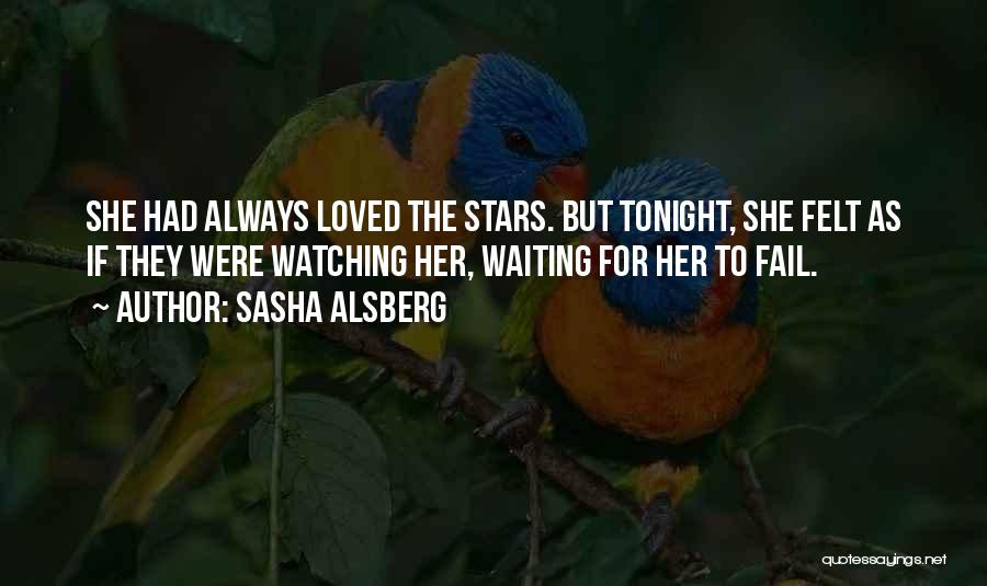 Waiting For Tonight Quotes By Sasha Alsberg