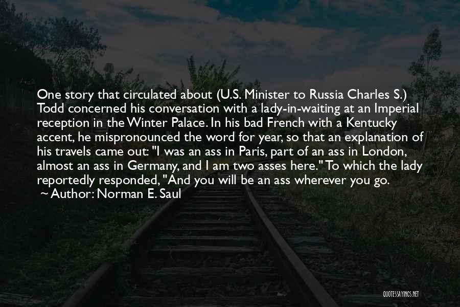 Waiting For U Quotes By Norman E. Saul